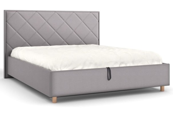 Krásné čelo Klinmam Madison s čalouněnými čtverci se vyznačuje nápaditým designem a dokonalým řemeslným zpracováním.