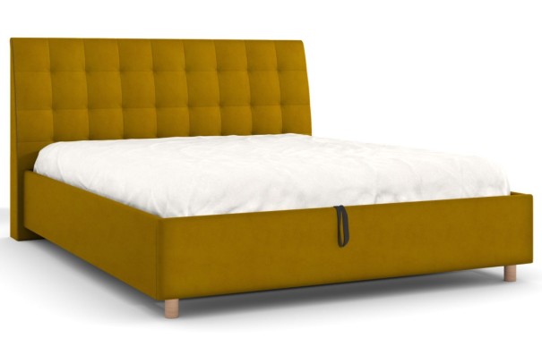 Elegantní postel Nashville se díky svému čelu hodí do každé ložnice, kterou ozvláštní a zároveň rozzáří.