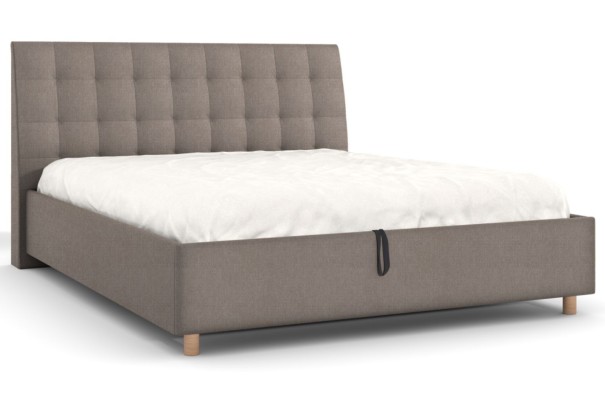 Elegantní postel Nashville se díky svému čelu hodí do každé ložnice, kterou ozvláštní a zároveň rozzáří.