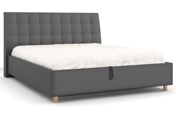 Elegantní postel Nashville se díky svému čelu hodí do každé ložnice, kterou ozvláštní a zároveň rozzáří.