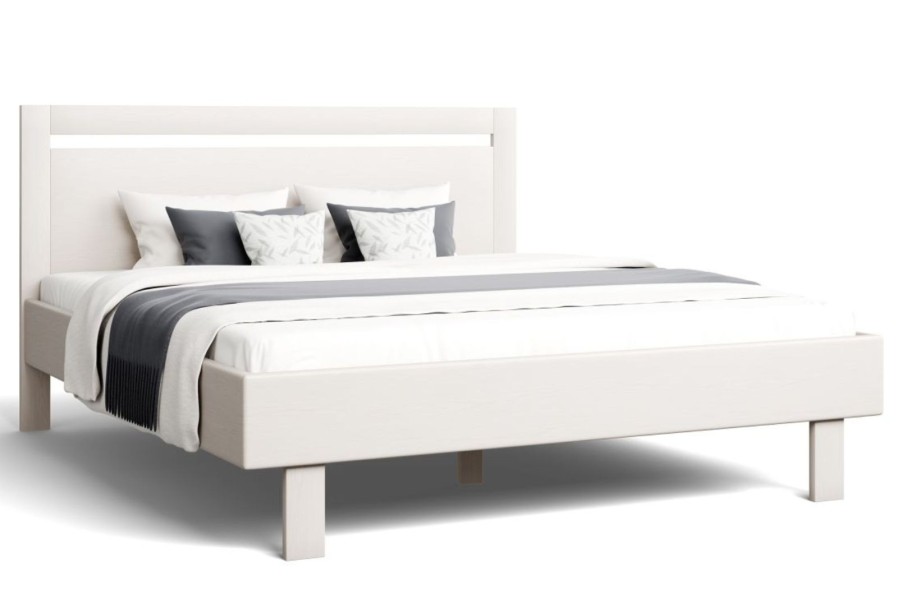 Postel Matera již při prvním pohledu zaujme svým tvarem a jednoduchým moderním designem.