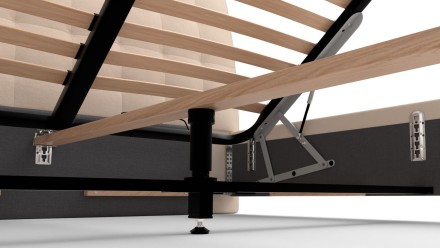 Elegantní postel Nashville se díky svému čelu hodí do každé ložnice, kterou ozvláštní a zároveň rozzáří.