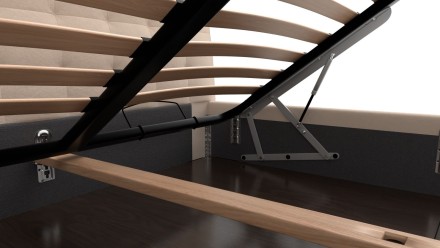 Elegantní postel Nashville se díky svému čelu hodí do každé ložnice, kterou ozvláštní a zároveň rozzáří.