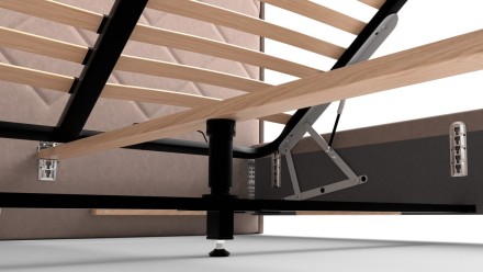 Krásné čelo Klinmam Madison s čalouněnými čtverci se vyznačuje nápaditým designem a dokonalým řemeslným zpracováním.