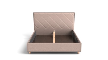 Krásné čelo Klinmam Madison s čalouněnými čtverci se vyznačuje nápaditým designem a dokonalým řemeslným zpracováním.