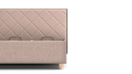 Krásné čelo Klinmam Madison s čalouněnými čtverci se vyznačuje nápaditým designem a dokonalým řemeslným zpracováním.