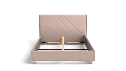 Krásné čelo Klinmam Madison s čalouněnými čtverci se vyznačuje nápaditým designem a dokonalým řemeslným zpracováním.