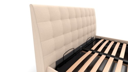 Elegantní postel Nashville se díky svému čelu hodí do každé ložnice, kterou ozvláštní a zároveň rozzáří.