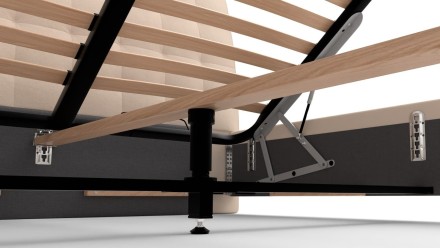 Elegantní postel Nashville se díky svému čelu hodí do každé ložnice, kterou ozvláštní a zároveň rozzáří.