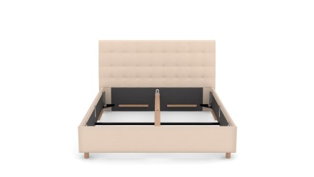 Elegantní postel Nashville se díky svému čelu hodí do každé ložnice, kterou ozvláštní a zároveň rozzáří.