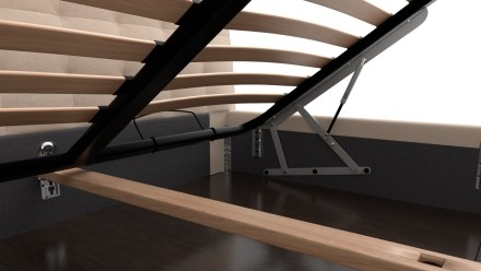 Elegantní postel Nashville se díky svému čelu hodí do každé ložnice, kterou ozvláštní a zároveň rozzáří.