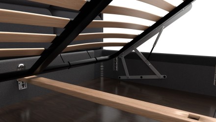 Pokud toužíte po posteli v  jednoduchém designu, která bude zároveň praktická, mohla by pro vás být Aurora to pravé.