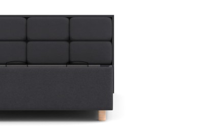 Pokud toužíte po posteli v  jednoduchém designu, která bude zároveň praktická, mohla by pro vás být Aurora to pravé.