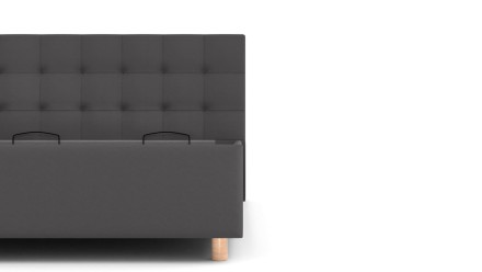 Čelo Boston s prošíváním působí
moderním dojmem, který se hodí do
všech typů ložnic.