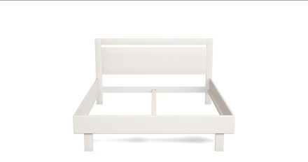 Postel Matera již při prvním pohledu zaujme svým tvarem a jednoduchým moderním designem.