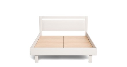 Postel Matera již při prvním pohledu zaujme svým tvarem a jednoduchým moderním designem.