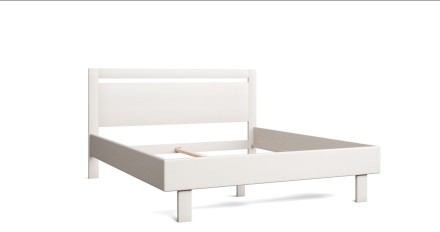 Postel Matera již při prvním pohledu zaujme svým tvarem a jednoduchým moderním designem.