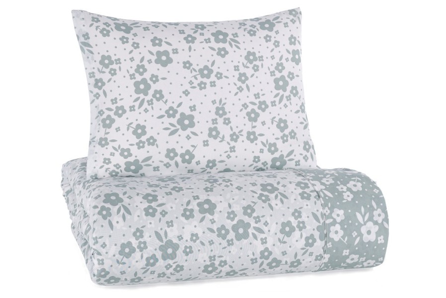 Povlečení Minty je příjemné na dotek, skvěle odvádí vlhkost, téměř se nemačká.