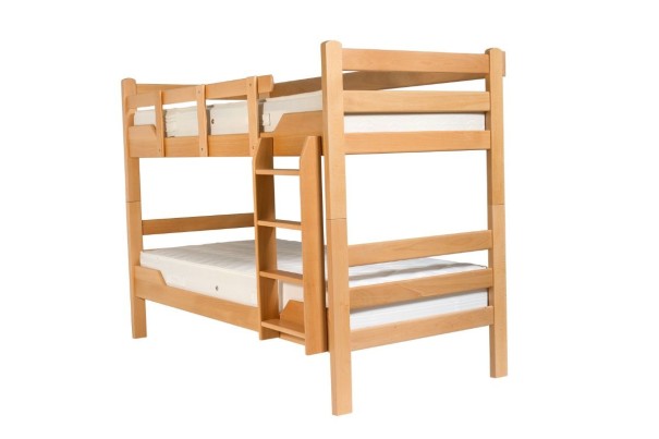 Dřevěná dvoupatrová postel Zamora.