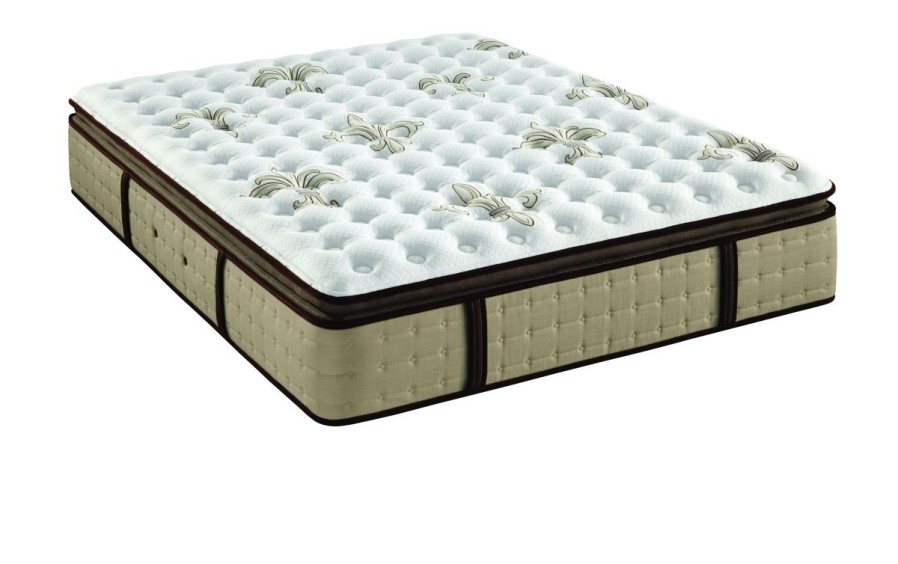 Luxusní 39 cm vysoká pružinová matrace Stearns & Foster Pillow Top.