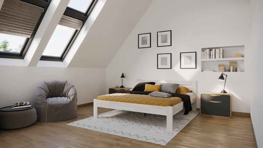 Celomasivní postel z buku nebo dubu