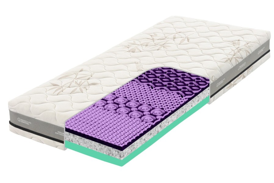 Pěnová matrace s masážním efektem Axel Uni 3D 24