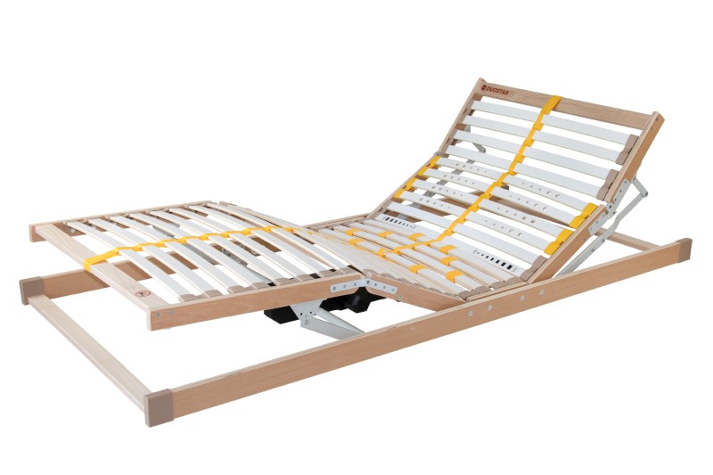 Motorový rošt s 5 anatomickými zónami a 28 lamelami.