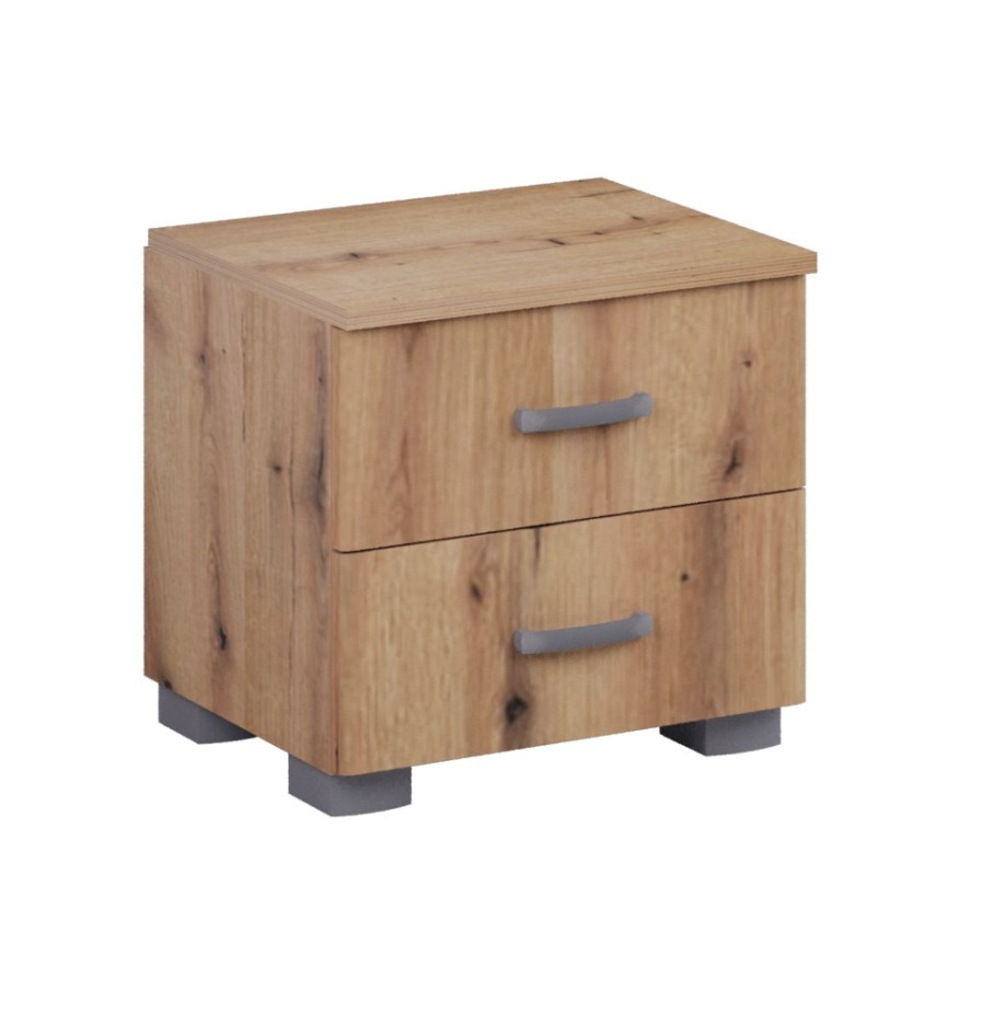 Noční stolky Matis 2F vznikly spojením současných materiálů a minimalistického designu.