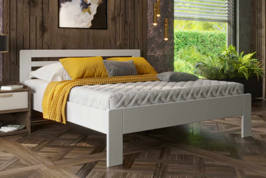 Postel Lola je praktická a pevná celomasivní postel.