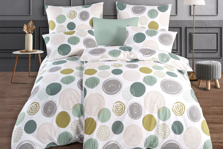 Povlečení Punto je příjemné na dotek, skvěle odvádí vlhkost, téměř se nemačká.