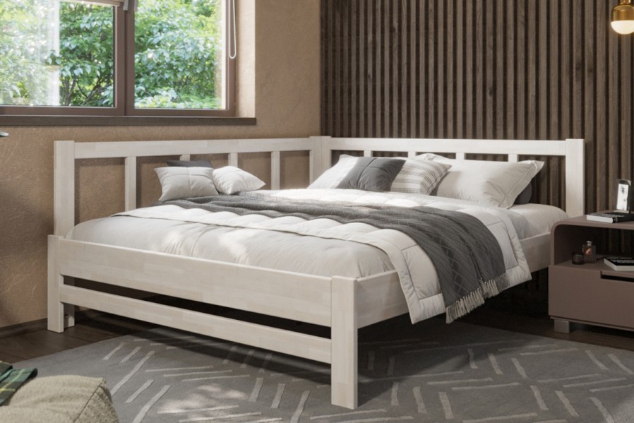 Milujete vůni dřeva? Pak je tato celomasivní postel perfektní volbou pro vás, jelikož je postavena z nejkvalitnějších dřevin buku a dubu.