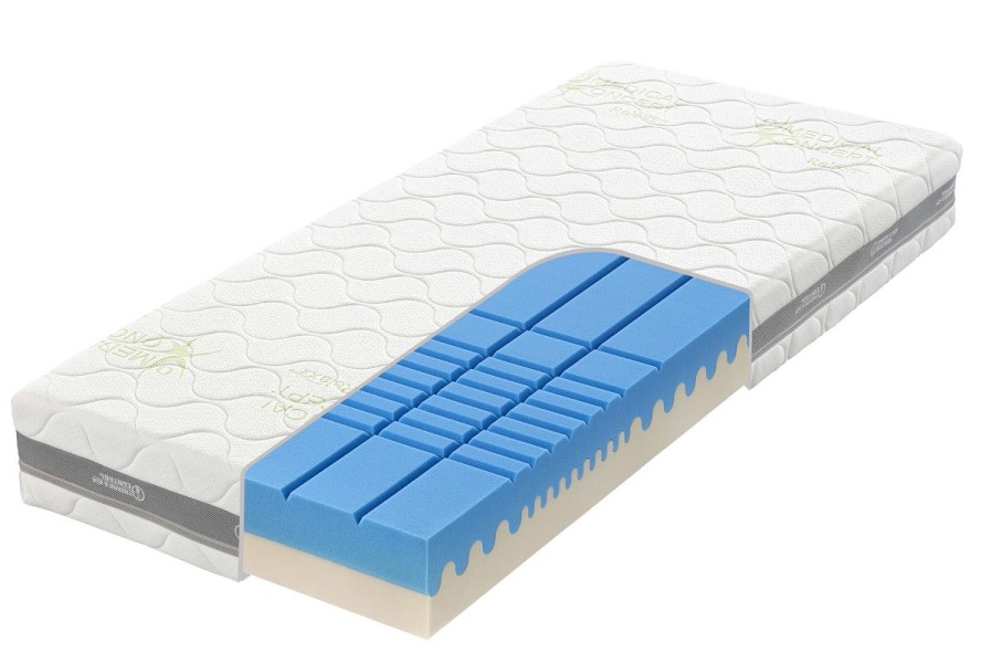 Dva pocity tuhosti - 3 a 4 | Pěnová matrace | Výška 20 cm | Nosnost 140 kg | Záruka 5 let