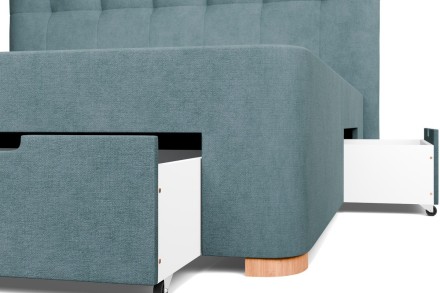 Čalouněné čelo Malibu vám dodá luxusní atmosféru do ložnice. Vyrobeno je z přírodních materiálů nejvyšší kvality, což zajišťuje nejenom elegantní vzhled, ale také pohodlný spánek.