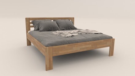 Vzdušná postel z kvalitního buku nebo dubu