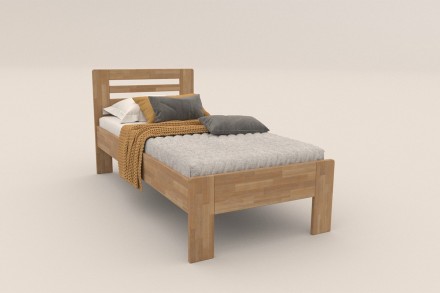 Postel Lola je praktická a pevná celomasivní postel.