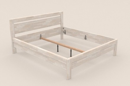 Postel Venta si můžete vybrat v provedení z masivního dubového nebo bukového dřeva.