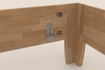 Robustní masivní postel Sion K1 bude důstojnou dominantou vaší ložnice, do které přinese útulnost i komfort.