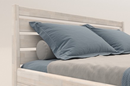 Postel Lugo je praktická, pevná a elegantní celomasivní postel.