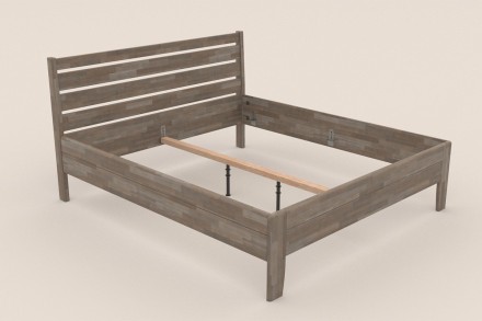 Postel Lugo je praktická, pevná a elegantní celomasivní postel.