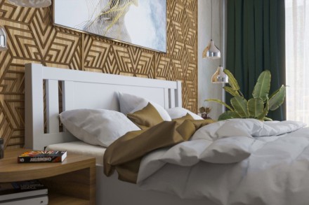 Robustní masivní postel Sion H2 bude důstojnou dominantou vaší ložnice, do které přinese útulnost i komfort.