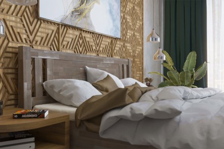 Robustní masivní postel Sion H2 bude důstojnou dominantou vaší ložnice, do které přinese útulnost i komfort.