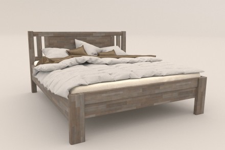 Robustní masivní postel Sion H2 bude důstojnou dominantou vaší ložnice, do které přinese útulnost i komfort.