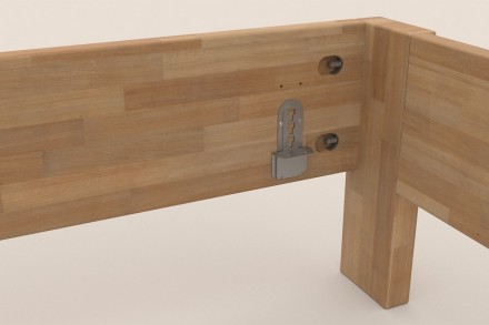 Robustní masivní postel Sion H2 bude důstojnou dominantou vaší ložnice, do které přinese útulnost i komfort.