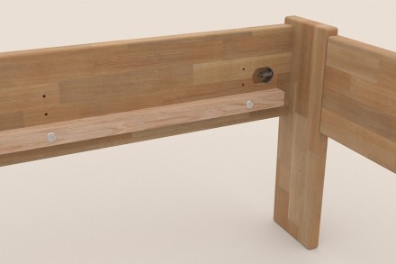 Postel Anetta v jednoduchém designu z celomasivní kolekce postelí.