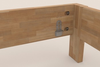 Robustní masivní postel Sion H3 bude důstojnou dominantou vaší ložnice, do které přinese útulnost i komfort.