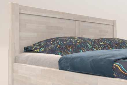 Robustní masivní postel Sion H3 bude důstojnou dominantou vaší ložnice, do které přinese útulnost i komfort.