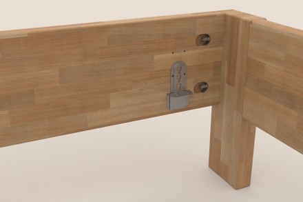 Robustní masivní postel Sion H3 bude důstojnou dominantou vaší ložnice, do které přinese útulnost i komfort.