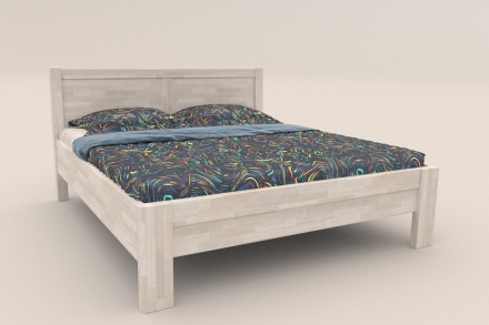 Robustní masivní postel Sion H3 bude důstojnou dominantou vaší ložnice, do které přinese útulnost i komfort.