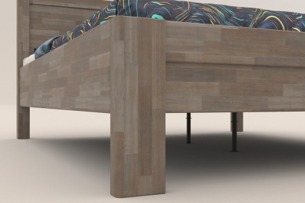 Robustní masivní postel Sion H3 bude důstojnou dominantou vaší ložnice, do které přinese útulnost i komfort.