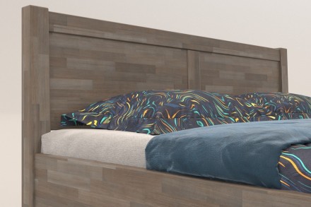 Robustní masivní postel Sion H3 bude důstojnou dominantou vaší ložnice, do které přinese útulnost i komfort.